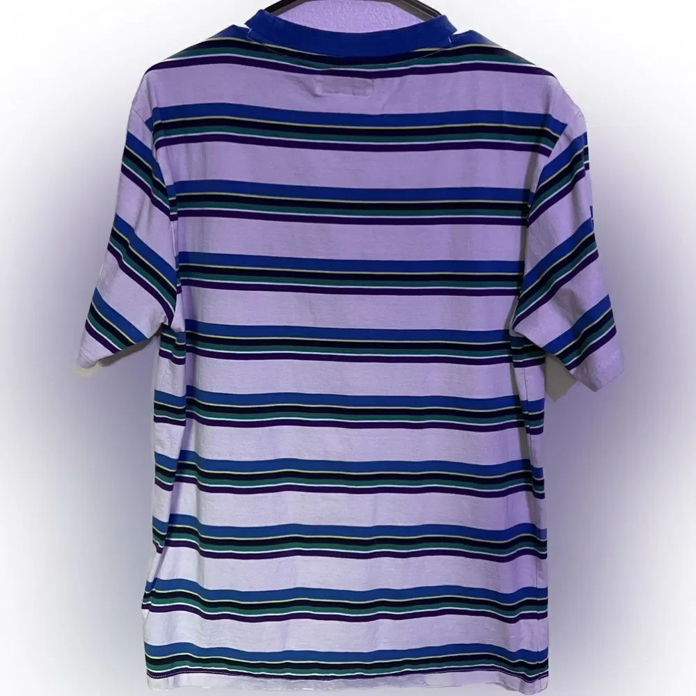 Vintage Guess EST.1991 Originals Multi Color Striped Shirt Mens Size S - Picture 3 of 3